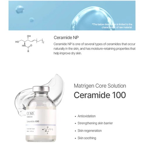 MATRIGEN: Core Solution Ceramide 100 (30ML / Per BOX)