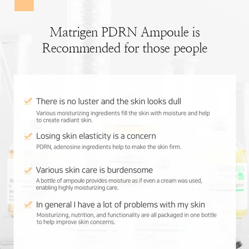MATRIGEN: PDRN Ampoule (50ML / Per BOX)
