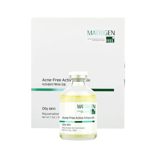 MATRIGEN: Acne Free Active Ampoule (50ML / Per BOX)_Retail $50