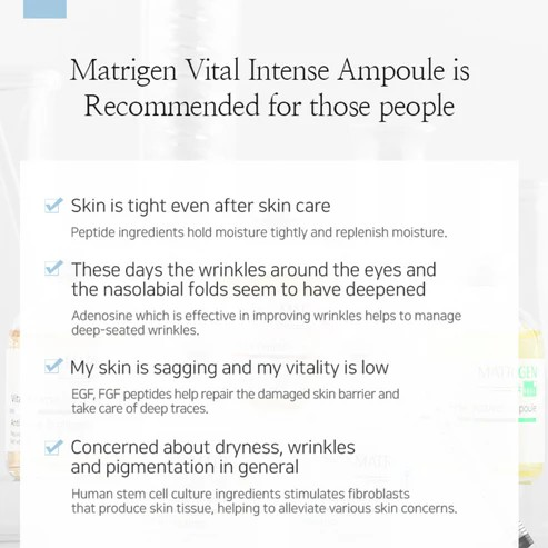 MATRIGEN: Vital Intense Ampoule (50ML / Per BOX)_Retail $50