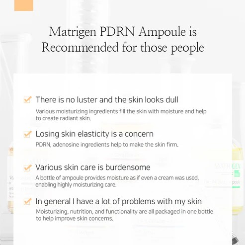 MATRIGEN: PDRN Ampoule (50ML / Per BOX)_Retail $55